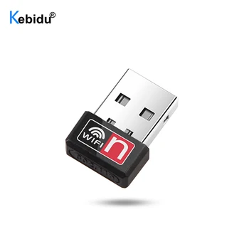 Kebidu Беспроводной Мини USB WiFi Адаптер 802.11N 150 Мбит/с USB2.0 Приемник Ключ MT7601 Сетевая карта Для Настольного ноутбука Windows MAC