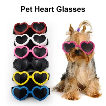 Солнцезащитные очки для домашних животных для маленьких средних собак и кошек с защитой от ультрафиолета, очки для собак с регулируемым ремешком, реквизит для фотографий домашних животных, одежда для собак и кошек