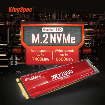 KingSpec SSD M2 Gen4 NVMe 1 ТБ 2 ТБ 4 ТБ Накопитель M.2 2280 PCIe 4.0 HDD Nmve Жесткие диски Внутренний твердотельный накопитель для PS5
