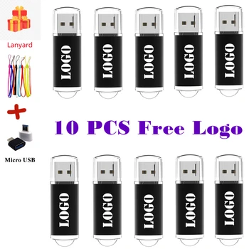 10шт Пользовательский Логотип Красочный OTG USB Флэш-накопитель Usb 2.0 Pen Drive для Android смартфона/ПК 8 ГБ 32 ГБ 64 ГБ 128 МБ Флешки Подарки