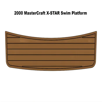 2000 MasterCraft X-STAR Платформа для плавания, коврик для лодки, EVA, Искусственная пена, палубный коврик из тикового дерева