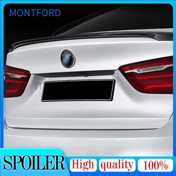 Для BMW X6 X Серии X6 F16 2014 2015 2016 2017 Высококачественный Материал Из Углеродного Волокна Задний Спойлер Хвост Багажник Крыло Багажника Молдинг Для Губ