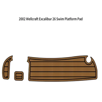 2002 Wellcraft Excalibur 26 Лодка для плавания На Платформе Из Искусственной пены EVA, Настил Из Тикового дерева