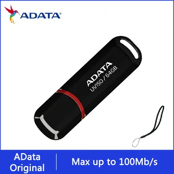 ADATA USB 3,2 AUV150 Мини-Накопитель 32 ГБ 64 ГБ 128 ГБ 256 ГБ USB Флэш-накопитель Memory Stick U Диск USB-ключ Флешка для Телефона ПК