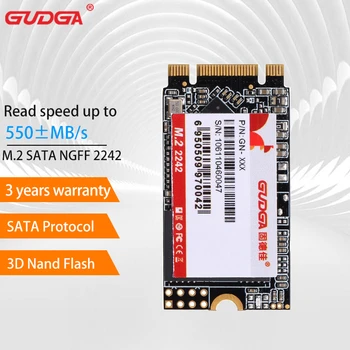 GUDGA SSD 2242 M2 NGFF SATA SSD 1 ТБ 128 ГБ 512 ГБ SSD m2 ssd 2242 накопитель Внутренний жесткий диск hdd Жесткий диск Для Ноутбука Тетрадь