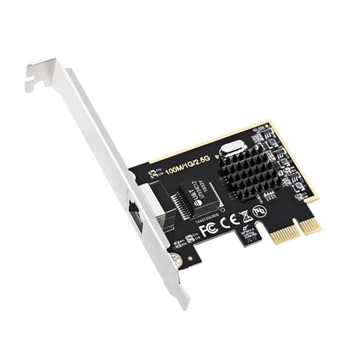8125B 2,5 Гбит/с PCI-E Однопортовая карта 2500 м Игровая карта Поддерживает PXE бездисковый QXNF