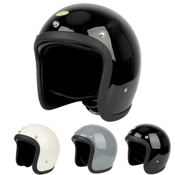 Мотоциклетный шлем из стекловолокна с полуоткрытым лицом, Легкие Аксессуары для мотоциклов, Велосипед, Снаряжение для мотокросса