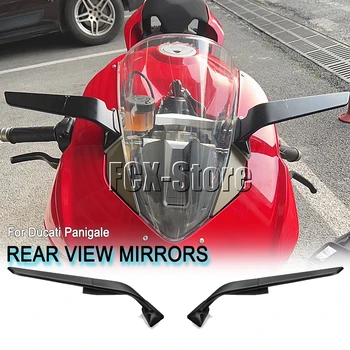 Для Ducati Panigale V2 PANIGALE V4 2018 - 2022 2021 2020 Зеркала заднего вида Мотоцикла, Ветровое Крыло, Регулируемые Вращающиеся Боковые Зеркала