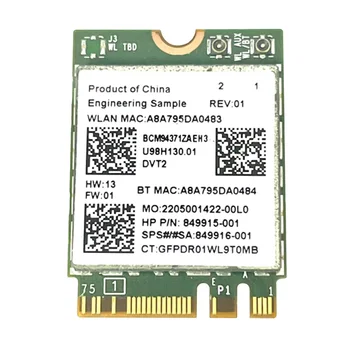 BCM94371ZAE Беспроводная Сетевая карта 2,4G/5G Двухдиапазонная 1167M Bluetooth 4,1 Настольный Ноутбук Беспроводной WiFi Модуль 802.11AC