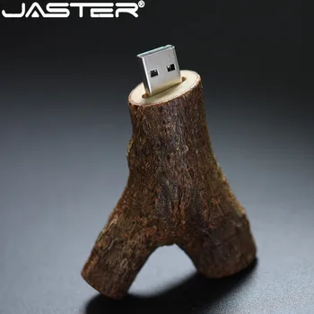 JASTER custom logo горячая продажа креативной елочной вилки U disk USB 2.0 pen drive 4GB 8GB 16GB 32GB 64GB 128GB USB flashdrive для подарков