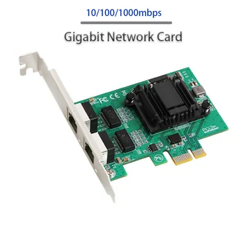 Сетевой адаптер RJ-45 PCI-E X1 Гигабитная Серверная сетевая карта 10/100/1000 Мбит/с Сетевой адаптер RJ-45 Игровая PCI-E Карта компьютерные аксессуары