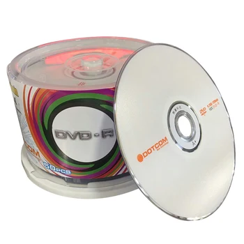 50 шт. DVD-приводы, пустые CD-диски DVD-R 4,7 ГБ, 16X Bluray, Записываемые носители, Компактное хранилище данных с записью Один раз, Пустые DVD-диски