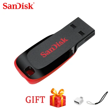 SanDisk USB 2.0 Flash 64gb128gb CZ50 флэш-диск usb флэш-накопитель пластиковый usb 16gb 8gb memory stick флеш-накопитель 32gb