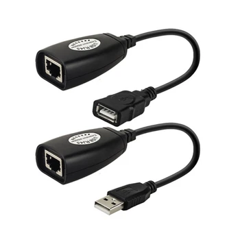 1 пара USB-Rj45 Ethernet Lan Кабель-адаптер Сетевой кабель на расстоянии 50 м