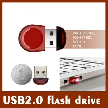 Супер мини крошечный USB флэш-накопитель 4G 8g 16g 32gb 64gb флешка водонепроницаемый memory stick ручка-накопитель подарочный USB-накопитель флэш-диск