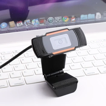Мини-USB 2.0 Веб-камера для записи видео 720P HD В веб-камеру с микрофоном С возможностью поворота в двустороннем аудио режиме для настольного компьютера