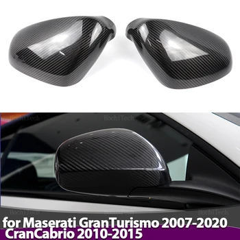 Накладные Чехлы на Боковые зеркала заднего Вида из настоящего Углеродного Волокна Для Maserati GT Gran Turismo Grantismo 07-20 Gran Cabrio GranCabrio 10-15
