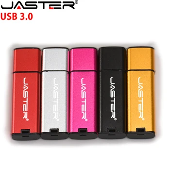 JASTER Красный флеш-накопитель Черный USB флэш-накопитель 128 ГБ Розовый USB-накопитель 64 ГБ флешка 32 ГБ пластиковый USB 3,0 Бизнес-подарки с бесплатным логотипом