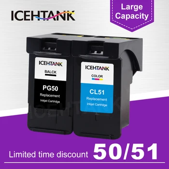 ICEHTANK PG50 Картридж для принтера Canon PG-50 CL-51 Замена Canon Pixma MP150 MP160 MP170 MP180 MP450 MP460 MX300
