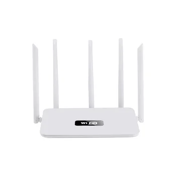 WiFi Маршрутизатор 5 Антенн Беспроводной Маршрутизатор 2,4 G 300 Мбит/с точка доступа/режим набора номера WiFi Ретранслятор 5 Антенн с высоким коэффициентом усиления для Дома (штепсельная вилка ЕС)