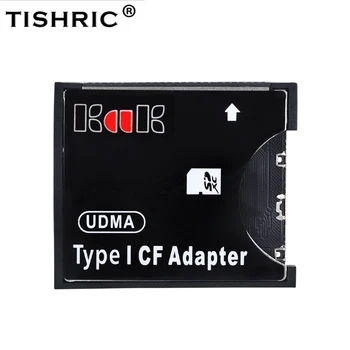 Адаптер TISHRIC SD to CF Type I Поддерживает SD SDHC SDXC MMC-карту в Стандартный Конвертер для чтения карт Compact Flash Type I.